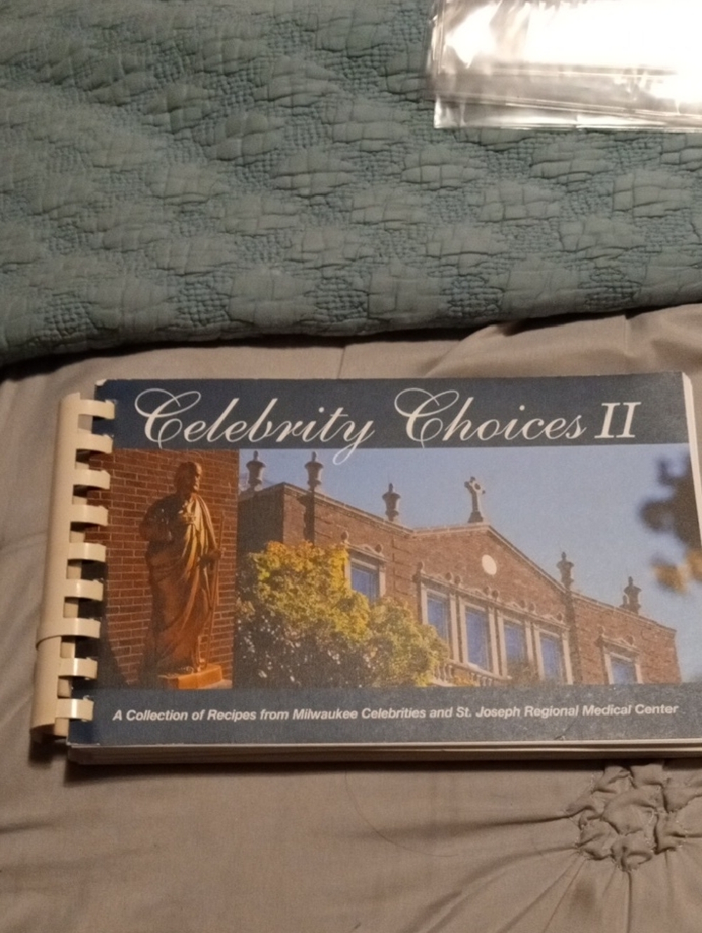 St. John Collection Celebrity Choices II Cookbook - Blue, White, Brown